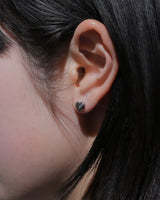 plump heart stainless pierce (stainless steel)