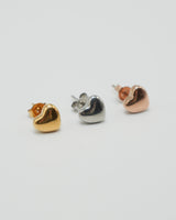 plump heart stainless pierce (stainless steel)