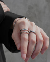 dual curve stainless ring (stainless steel)