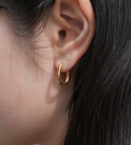 bold oval stainless pierce (stainless steel)