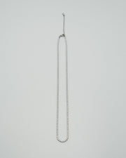 clear strand stainless necklace (stainless steel) – beller
