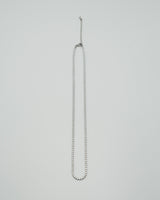 clear strand stainless necklace (stainless steel)