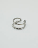 dual curve stainless ring (stainless steel)