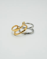 dual curve stainless ring (stainless steel)