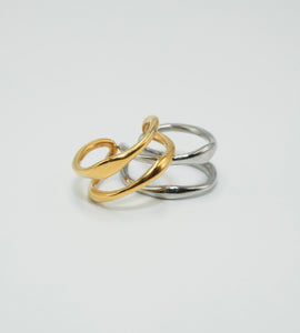 dual curve stainless ring (stainless steel)