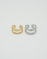 dual curve stainless ring (stainless steel)