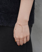 ribbon snake stainless bracelet