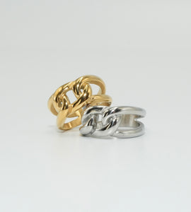 knot link stainless ring (stainless steel)