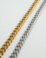 curb chain stainless bracelet (stainless steel)