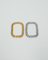 curb chain stainless bracelet (stainless steel)