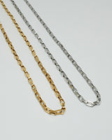 rectangular chain stainless necklace (stainless steel)