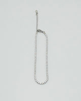 clear stone stainless bracelet (stainless steel)