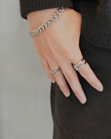 curb chain stainless ring (stainless steel)
