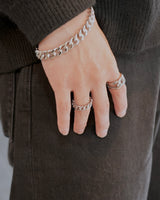 curb chain stainless ring (stainless steel)