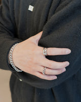 knot link stainless ring (stainless steel)