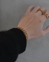 curb chain stainless bracelet (stainless steel)