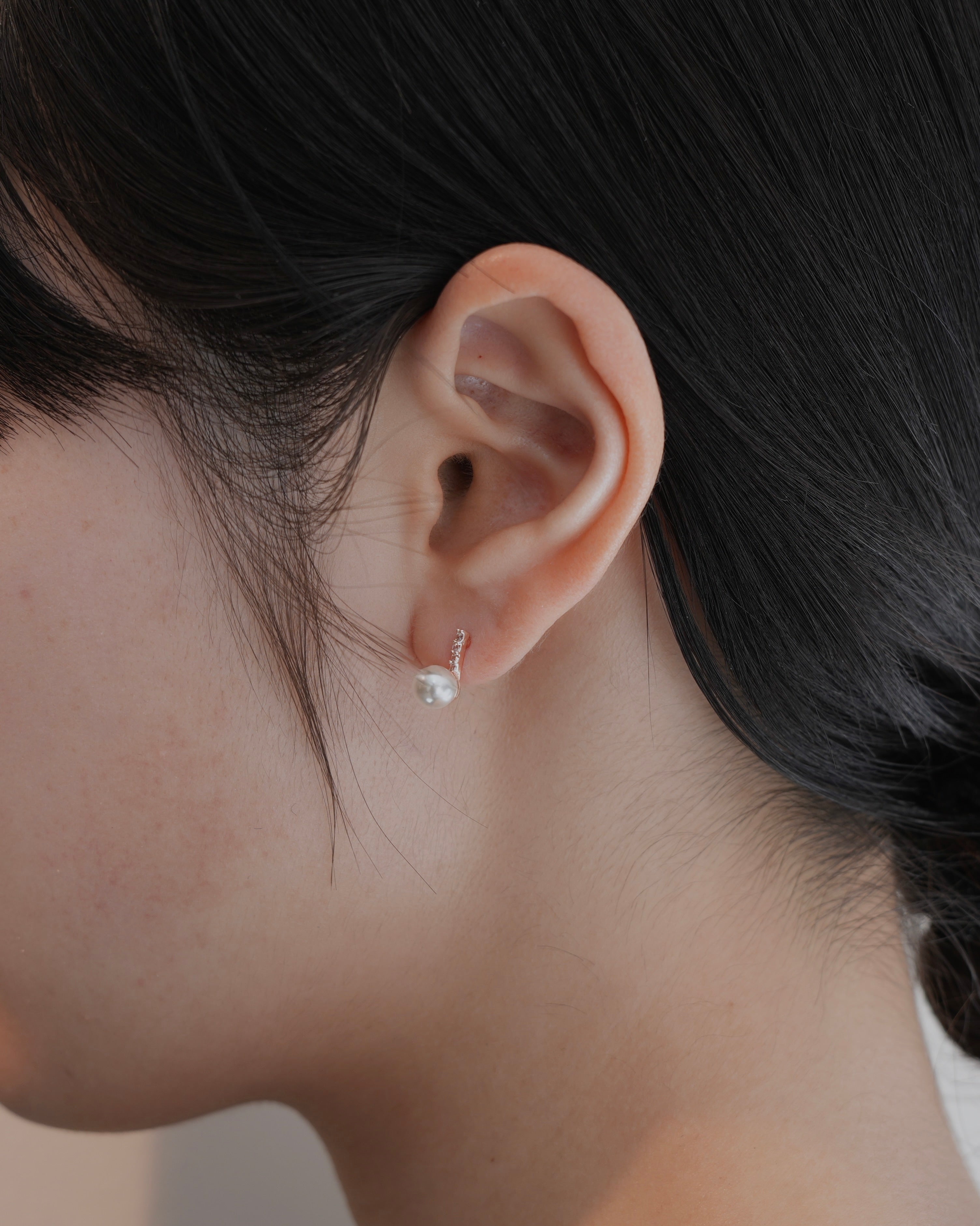 zir line pearl drop pierce – beller zir line pearl drop pierce – beller