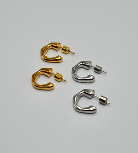 nuance curve hoop pierce(stainless steel)