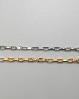 rectangular chain stainless bracelet(stainless steel)