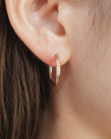 cubic zir mini hoop pierce(stainless steel)
