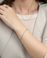 Oval Rice Chain Bracelet(stainless steel)