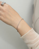 Oval Rice Chain Bracelet(stainless steel)