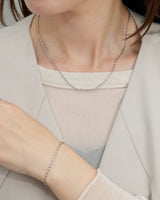 Oval Rice Chain Bracelet(stainless steel)