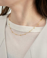 Station Ball Necklace(stainless steel)