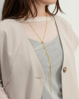 nfinite sliding lariat necklace(stainless steel)