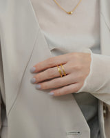 dual curve stainless ring (stainless steel)