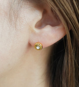round glow stud pierce(stainless steel)