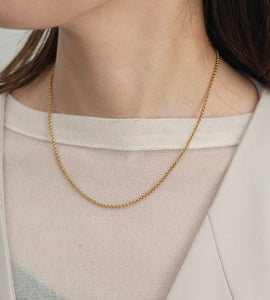 rolo chain necklace(stainless steel)