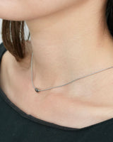 Sleek Bean Snake Chain Necklace(stainless steel)