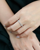 zir tennis eternity ring(stainless steel)