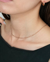 twinkle screw chain necklace(stainless steel)