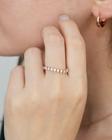zir tennis eternity ring(stainless steel)