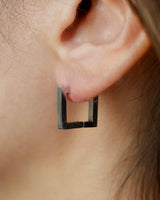 square hoop pierce(stainless steel)