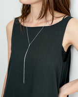 nfinite sliding lariat necklace(stainless steel)