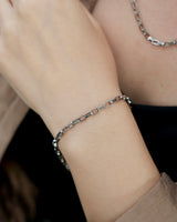 rectangular chain stainless bracelet(stainless steel)
