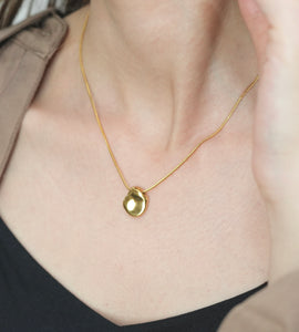 nuance drop necklace(stainless steel)