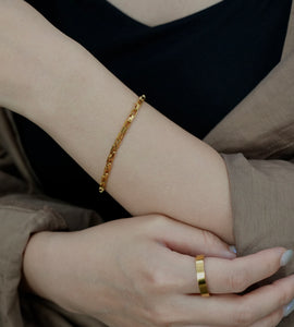 rectangular chain stainless bracelet(stainless steel)