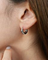 mini plump hoop pierce (stainless steel)