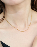 Twist Screw Chain Necklace(stainless steel)