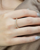 zir tennis eternity ring(stainless steel)