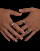 Gothic Cross Eternity Ring(stainless steel)
