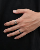 Gothic Cross Eternity Ring(stainless steel)