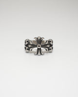 Gothic Cross Motif Silver Ring(stainless steel)