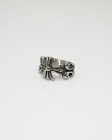 Gothic Cross Motif Silver Ring(stainless steel)