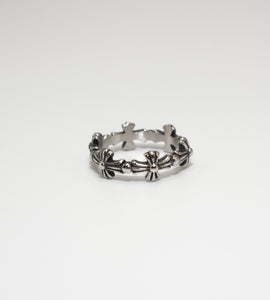 gothic cross eternity ring(stainless steel)
