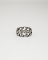 Cuban Chain Wide Ring(stainless steel)
